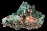 Heulandite & Apophyllite Crystals w/ Celadonite Inclusions -India #168821-1